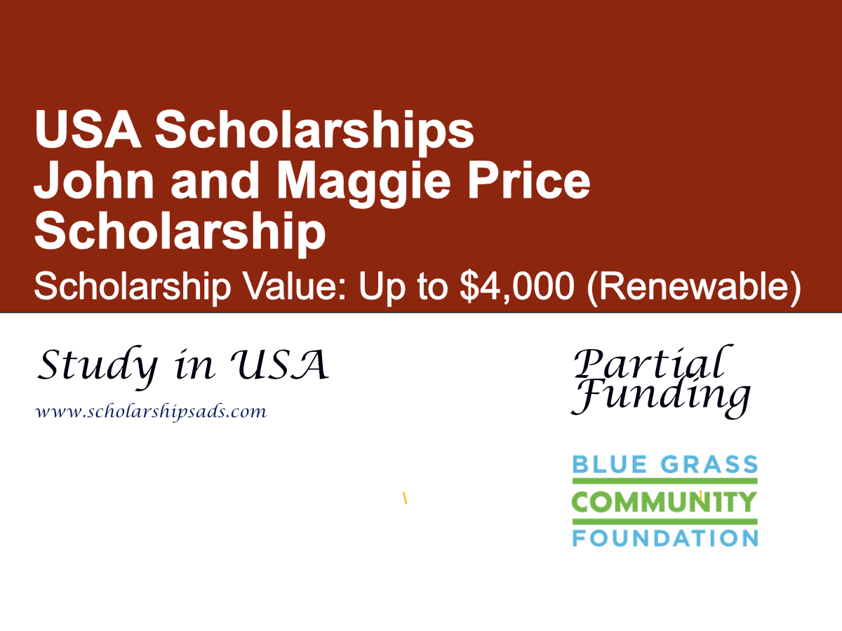 John and Maggie Price Scholarship in USA