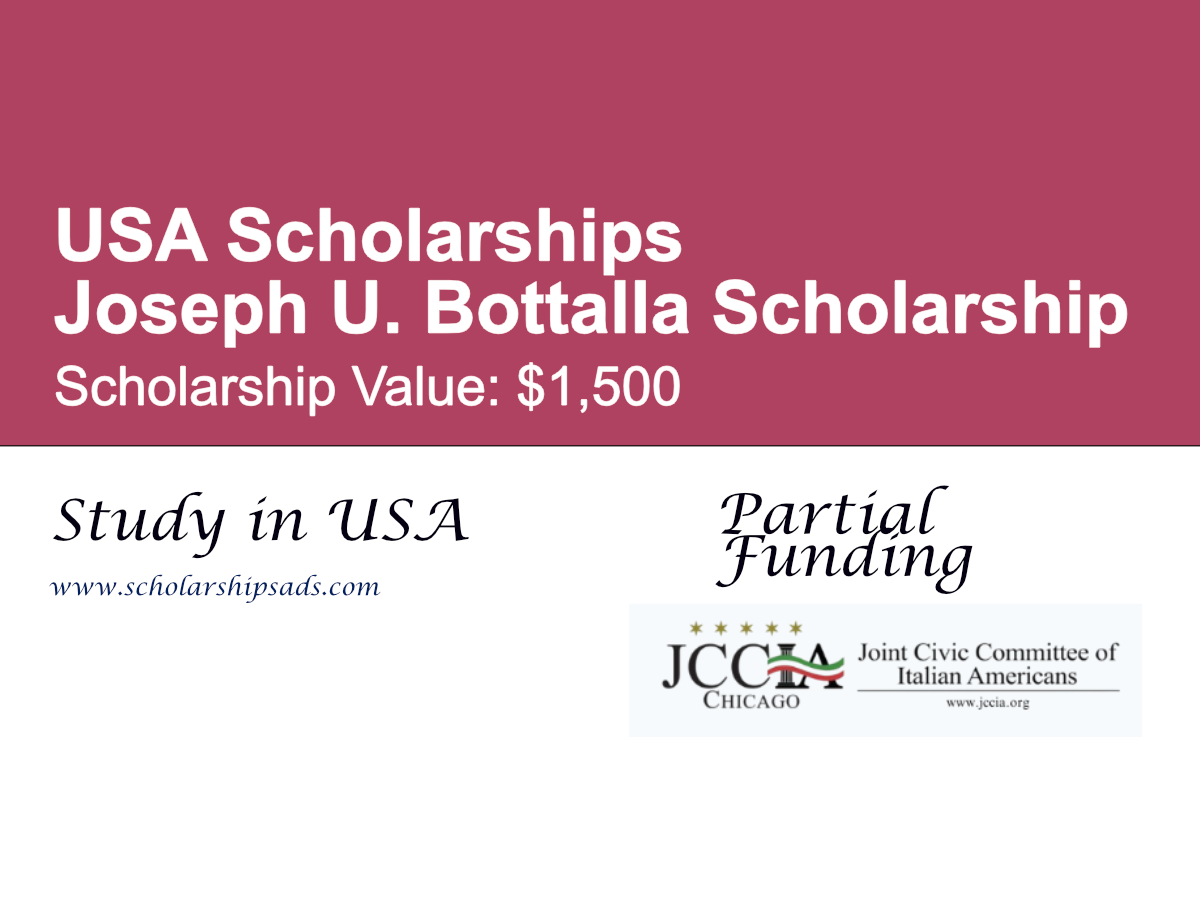 Joseph U. Bottalla Scholarship, USA