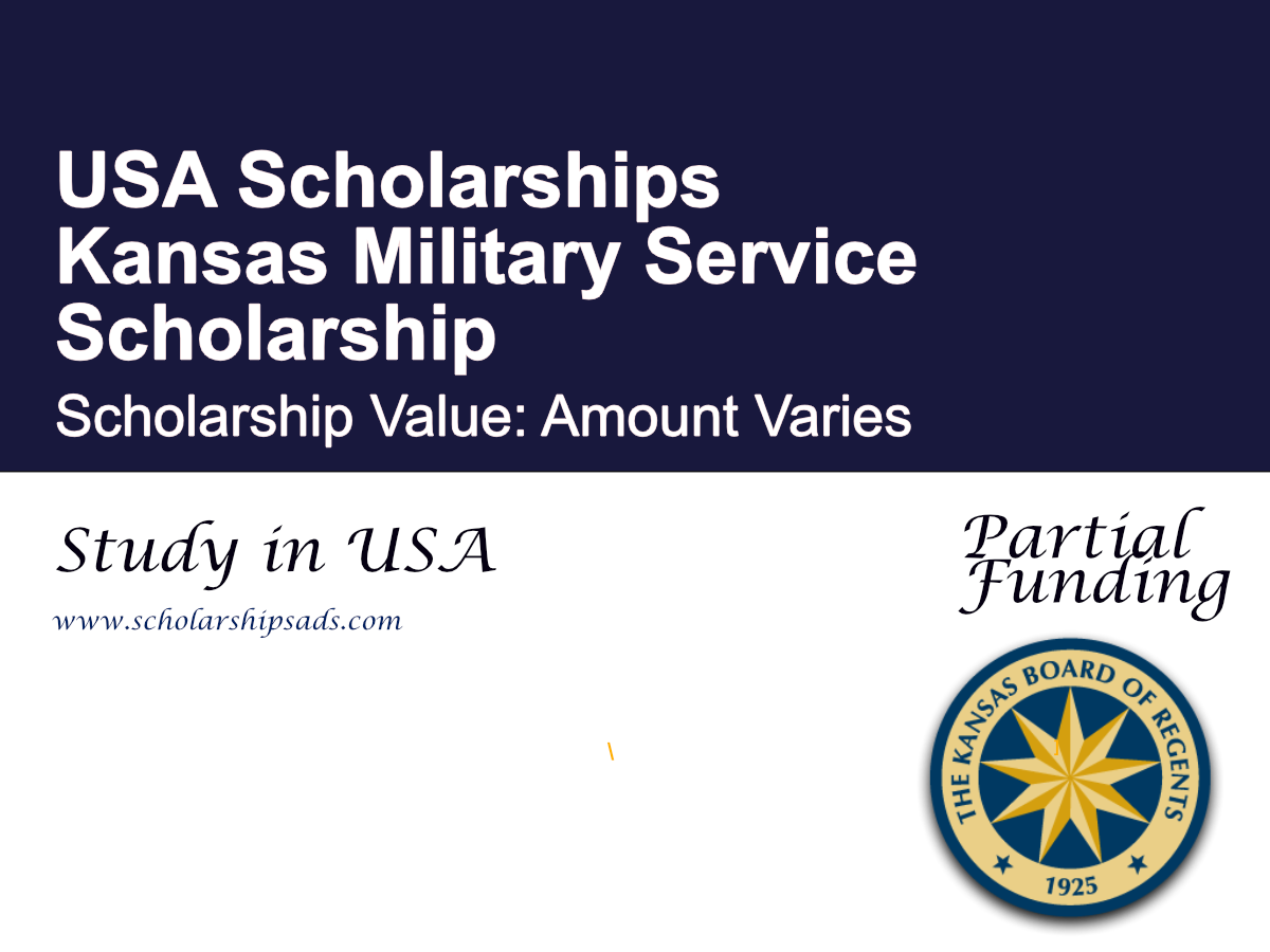 Kansas Military Service Scholarship in USA