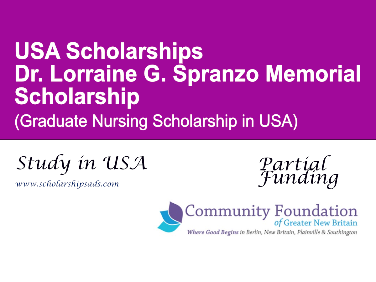 Dr. Lorraine G. Spranzo Memorial Scholarship (Graduate Nursing Scholarship in USA)