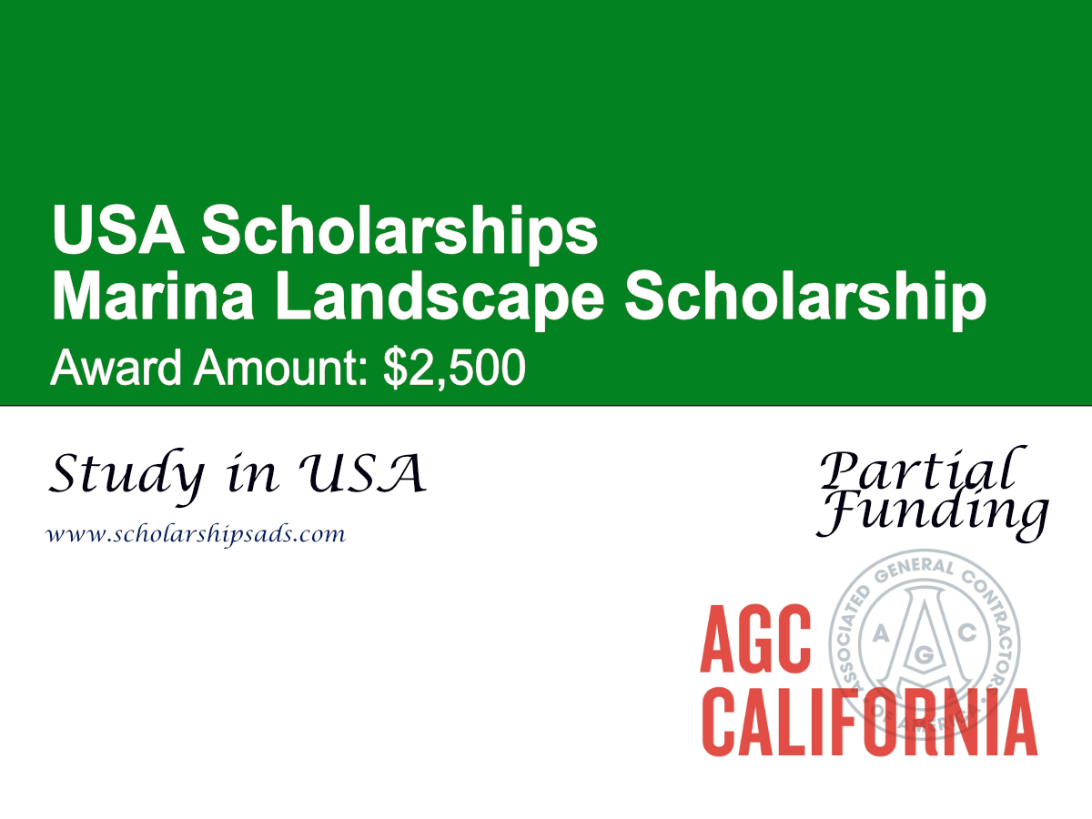 Marina Landscape Scholarship 2026 in California, USA