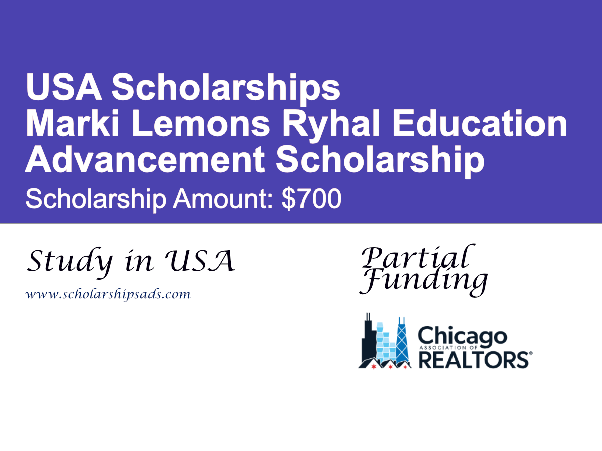 Marki Lemons Ryhal Education Advancement Scholarship in USA