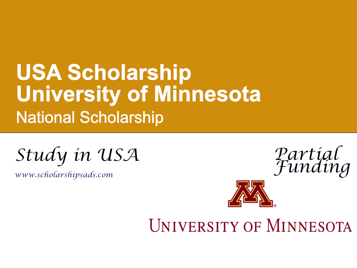 University of Minnesota National Scholarship, USA