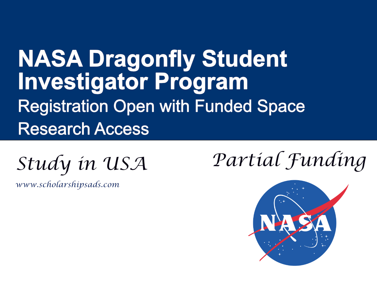 NASA Dragonfly Student Investigator Scholarship Program 2026 Registration Open