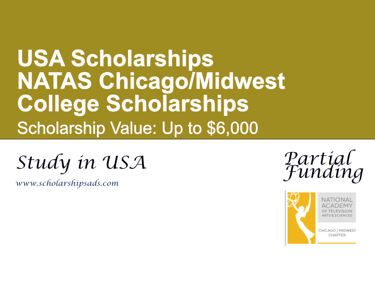 NATAS Chicago/Midwest College Scholarships in USA