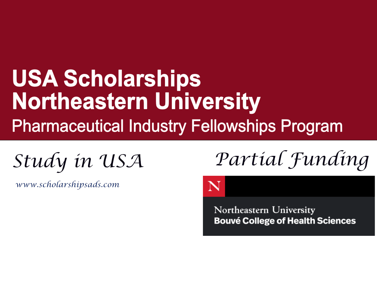 Northeastern University Pharmaceutical Industry Fellowships Program 2026 , USA