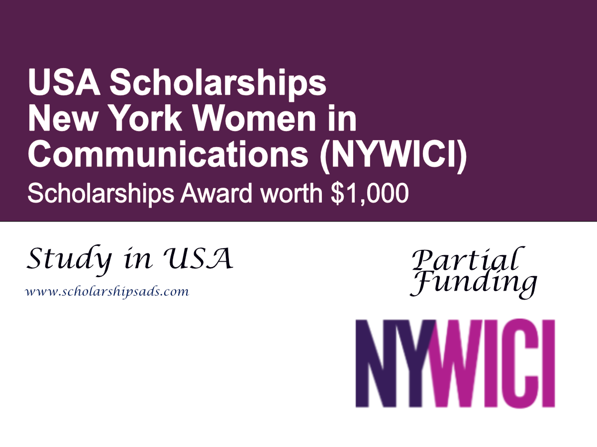 New York Women in Communications (NYWICI) Scholarships ($1,000 Award Guide)