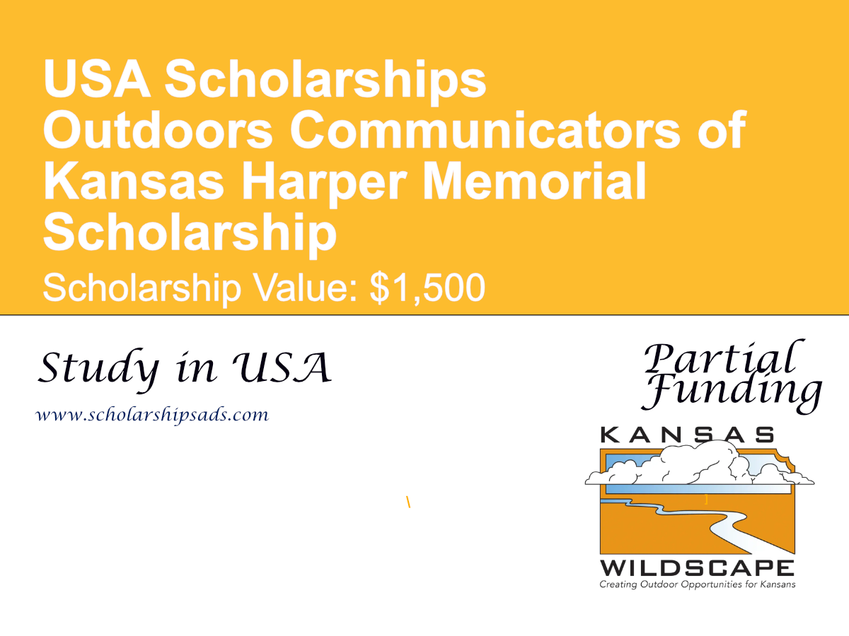 Outdoors Communicators of Kansas Harper Memorial Scholarship in USA
