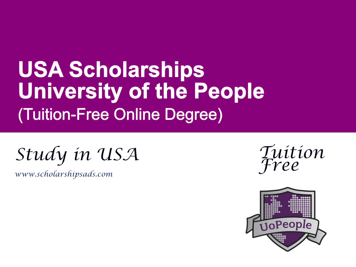 University of the People M.Ed. Scholarships 2026, USA (Tuition-Free Online Degree)