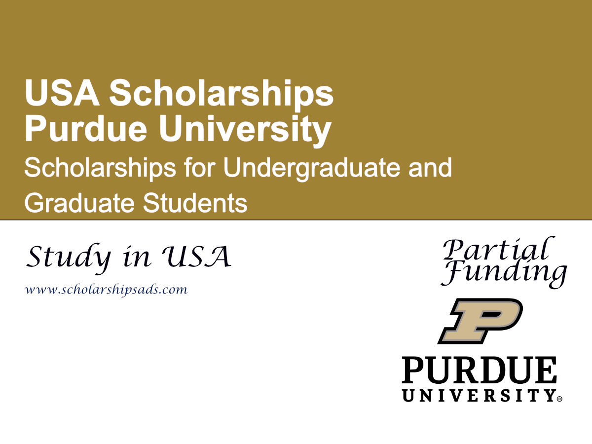Purdue University Scholarship 2026 in USA for Undergraduate and Graduate Students