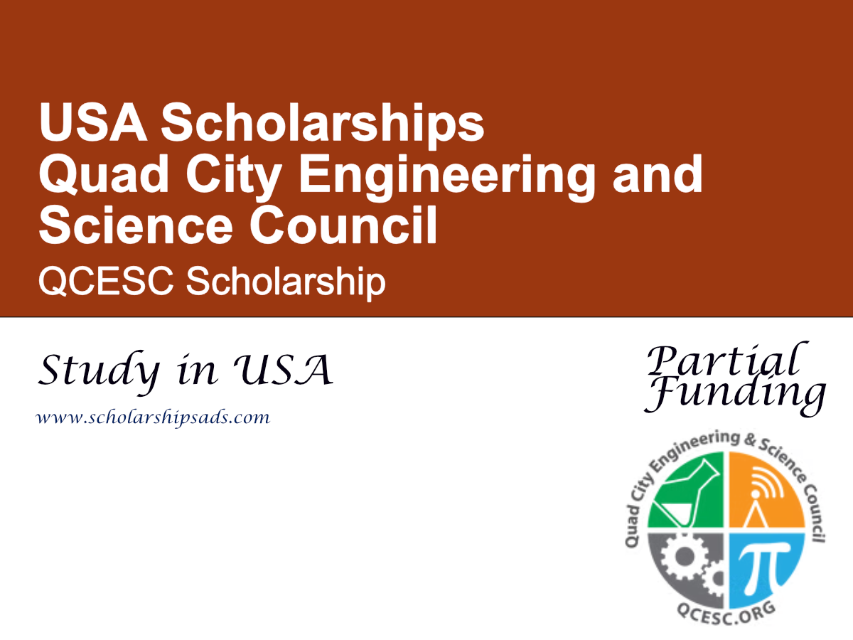 Quad City Engineering and Science Council (QCESC) Scholarship, USA