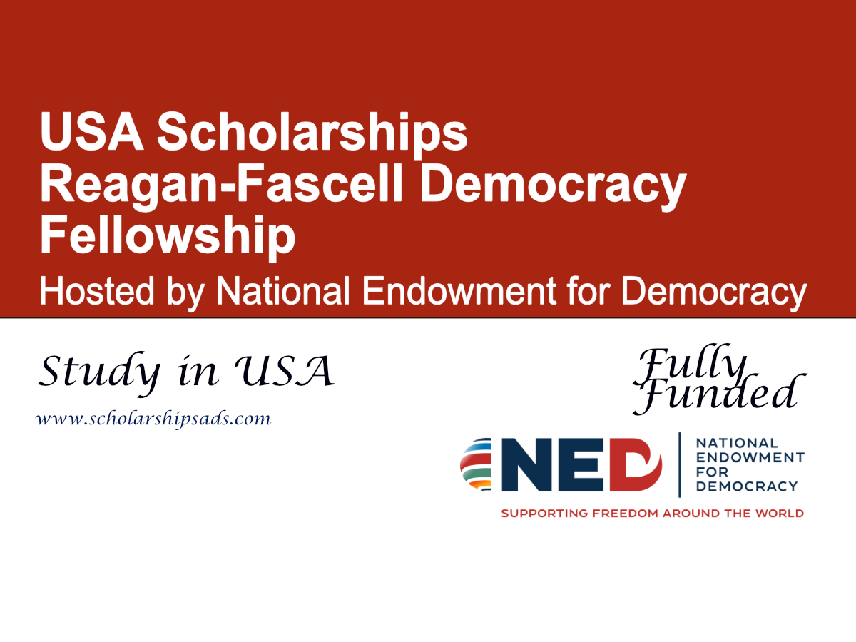 Reagan-Fascell Democracy Fellowship 2026 , USA (Fully Funded)