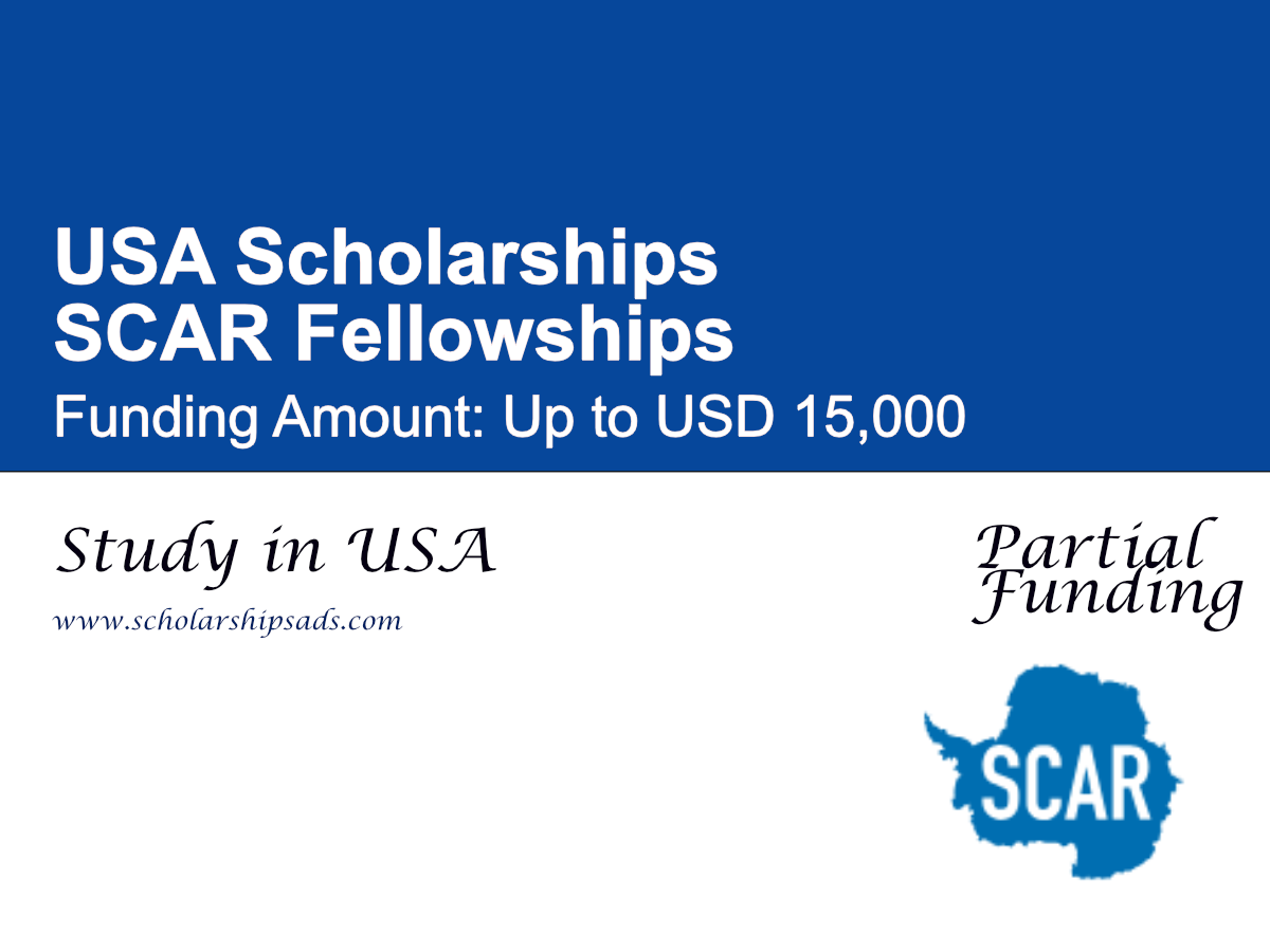 SCAR Fellowships 2026, USA