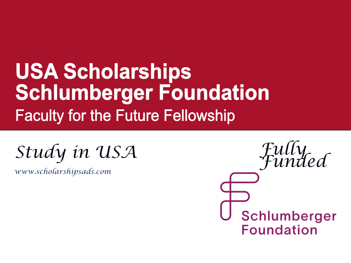 Schlumberger Foundation Faculty for the Future Fellowship 2026 (Fully Funded)