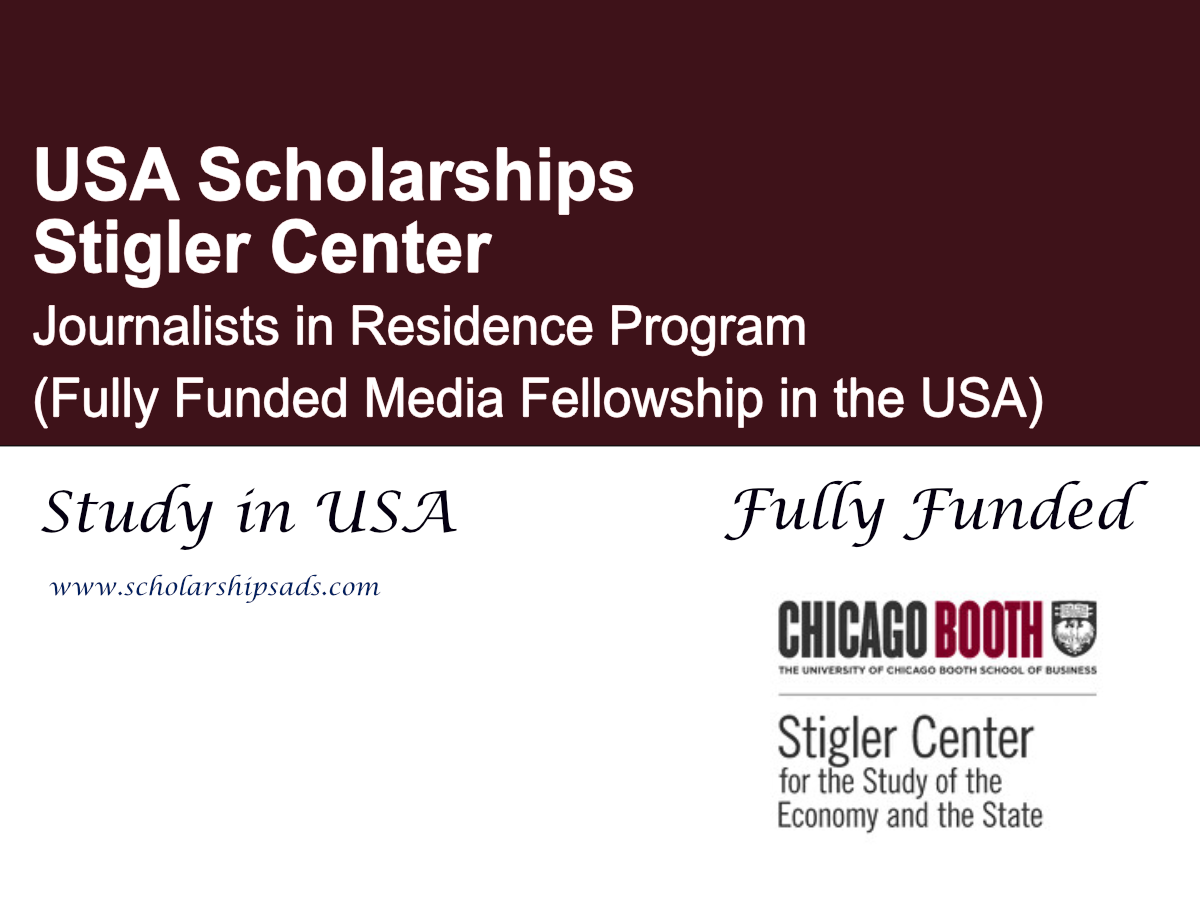 Stigler Center Journalists in Residence Program 2026 , USA