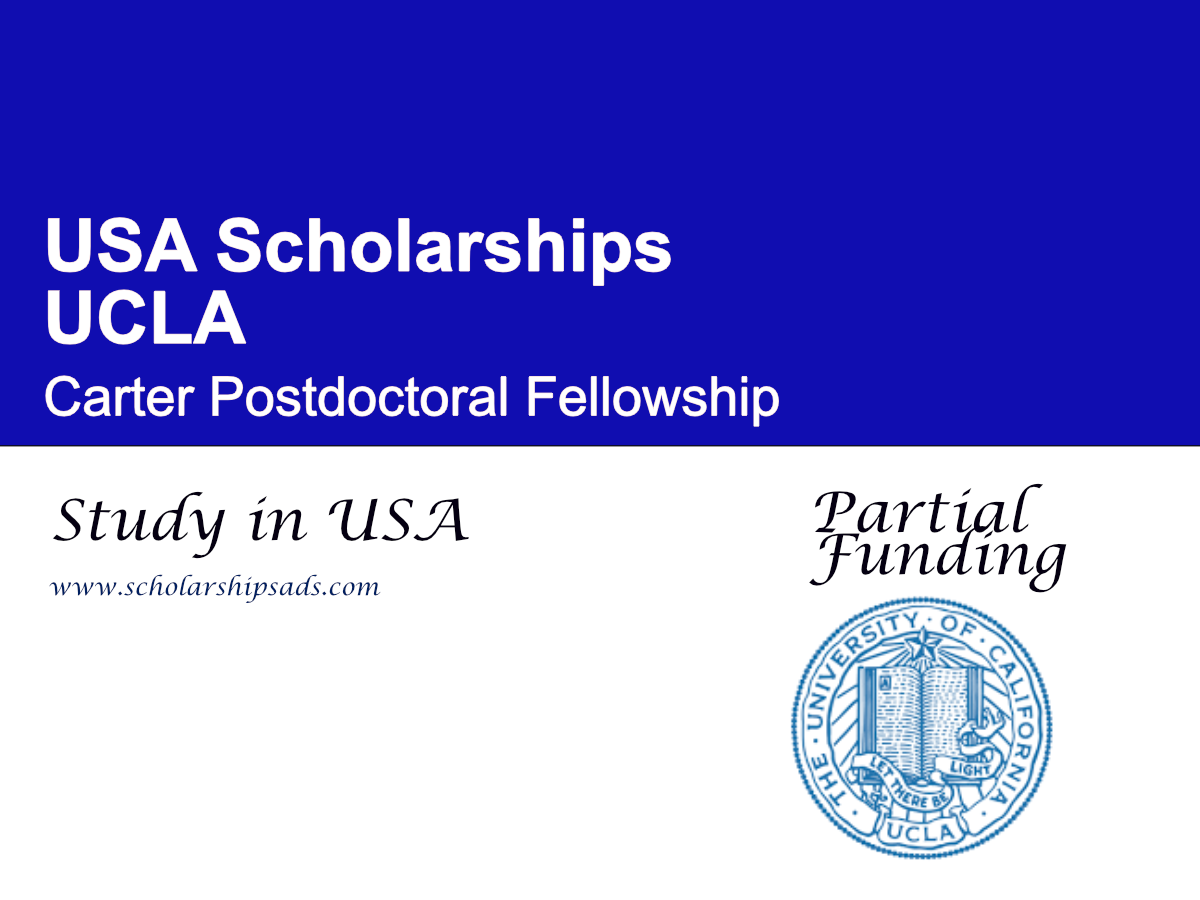 UCLA Carter Postdoctoral Fellowship 2027, USA