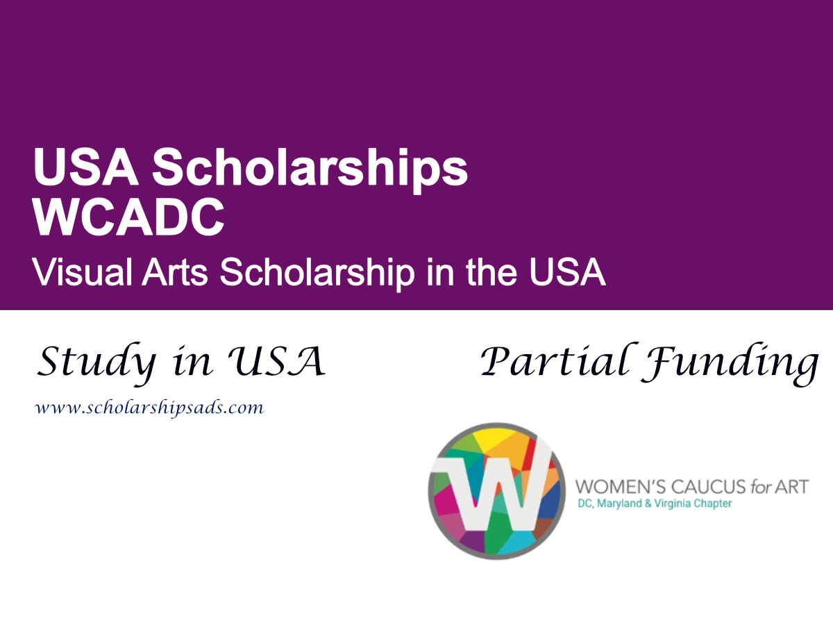 WCADC Visual Arts Scholarship in the USA