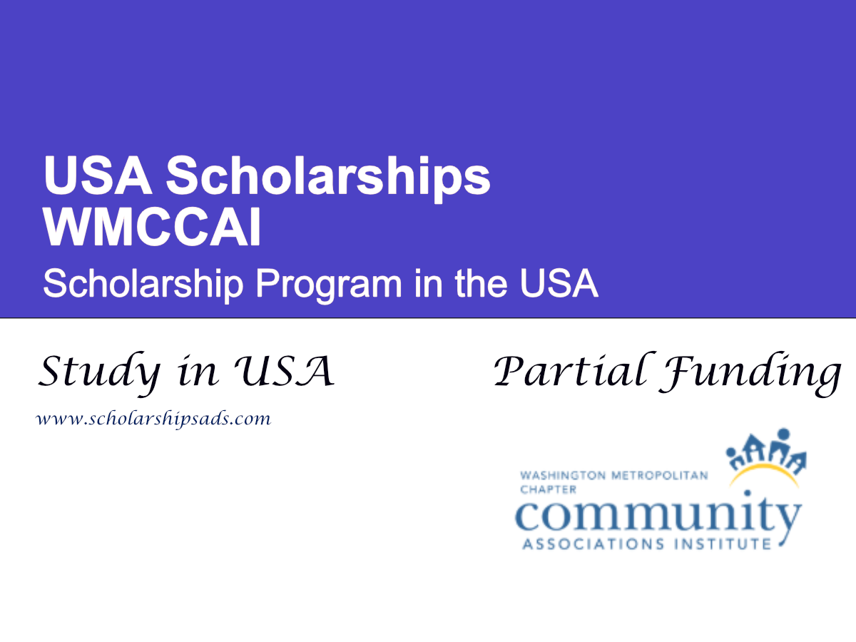 WMCCAI Scholarship Program in the USA