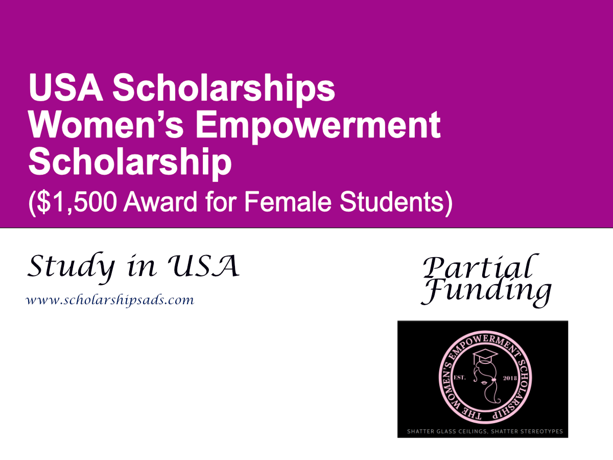 Women’s Empowerment Scholarship, USA ($1,500 Award for Female Students in New England)