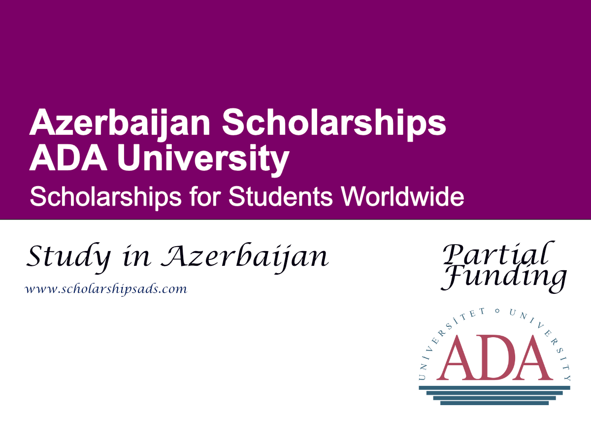 ADA University Azerbaijan Scholarships 2026