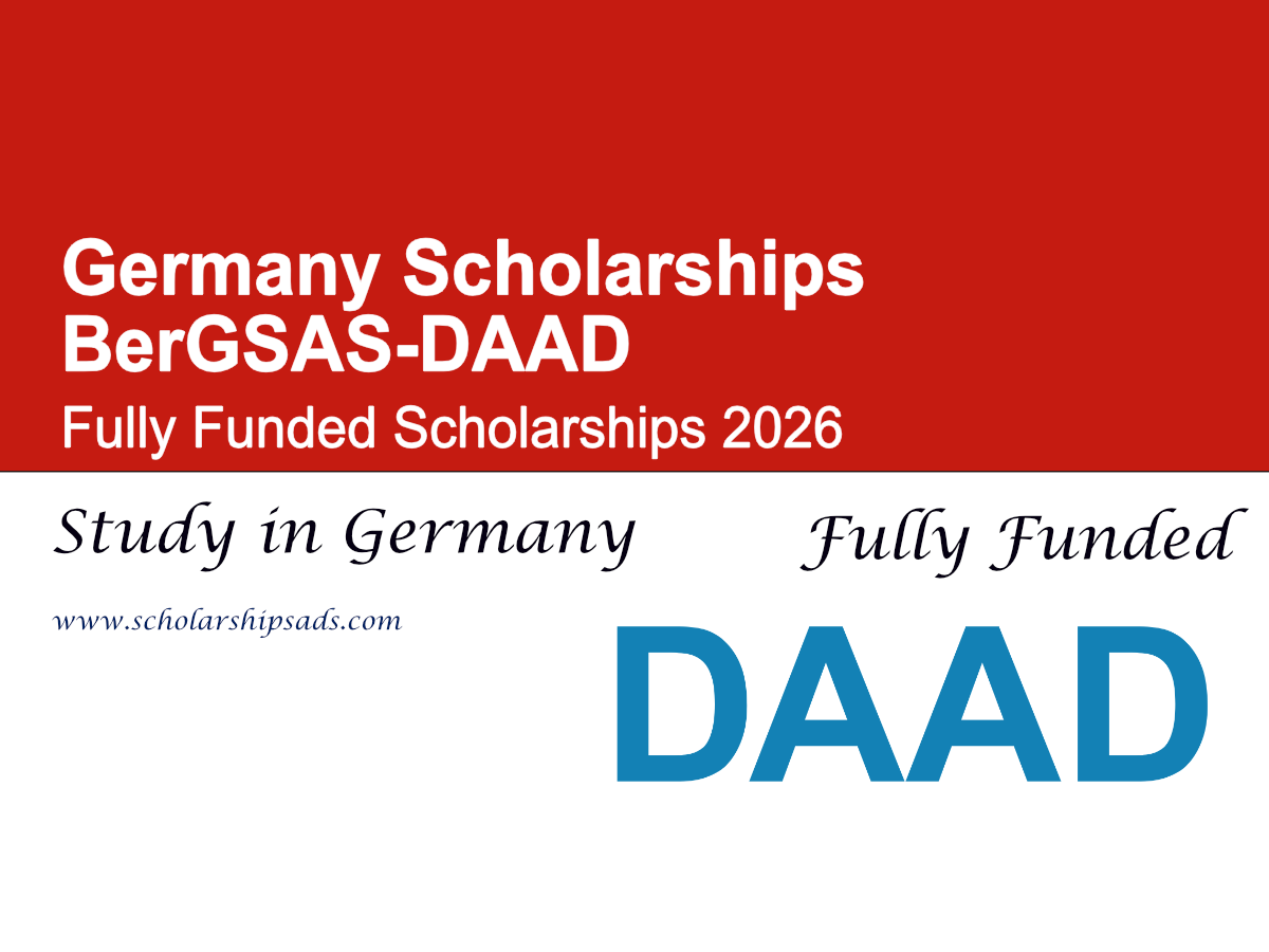 BerGSAS-DAAD Scholarships 2026, Germany (Fully Funded)