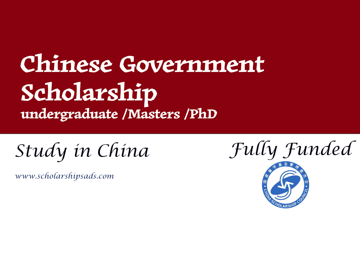 Chinese Government Scholarship 2026 | Step by Step Process