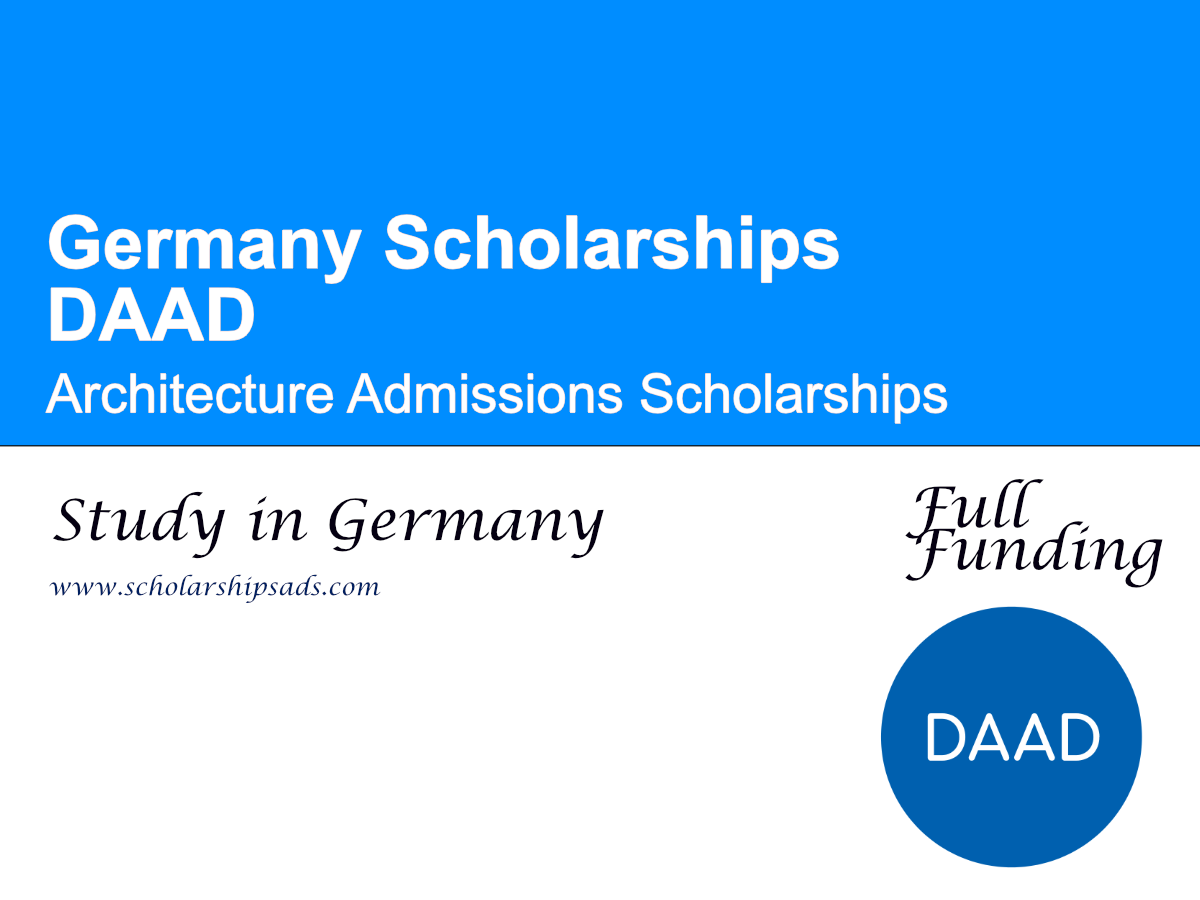 DAAD Architecture Admissions Scholarships 2026