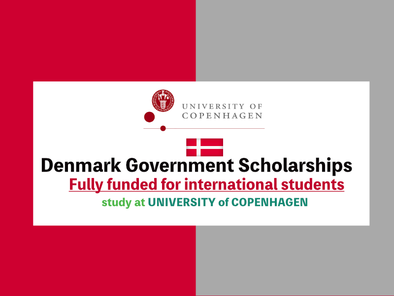 Danish Government Scholarships at University of Copenhagen 2023