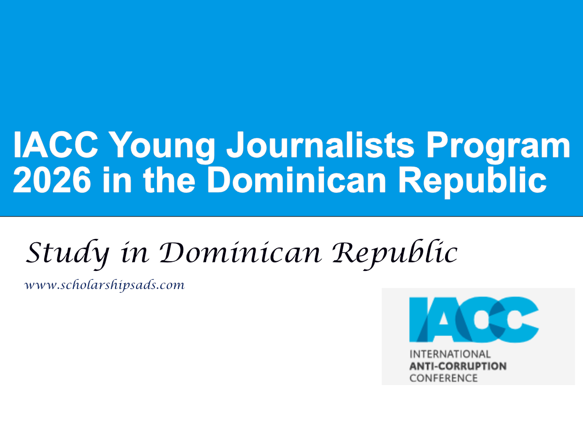 IACC Young Journalists Program 2026 in the Dominican Republic | Fully Funded