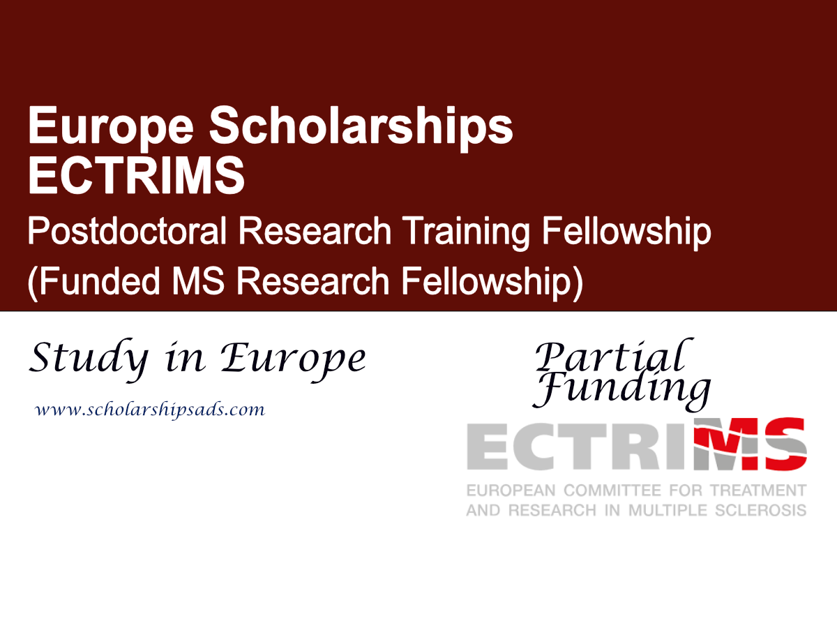 ECTRIMS Postdoctoral Research Training Fellowship 2026 , Europe (Funded MS Research Fellowship)