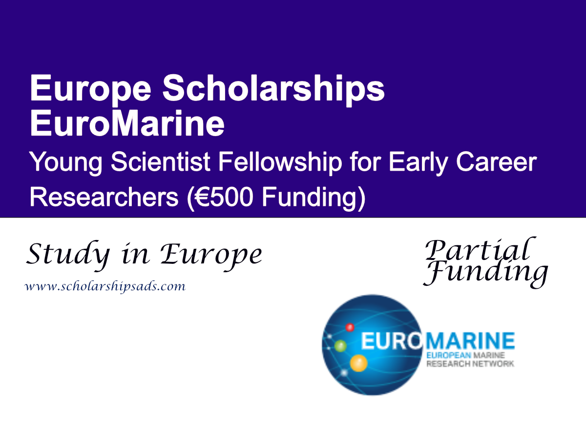 EuroMarine Young Scientist Fellowship 2026 for Early Career Researchers (€500 Funding)