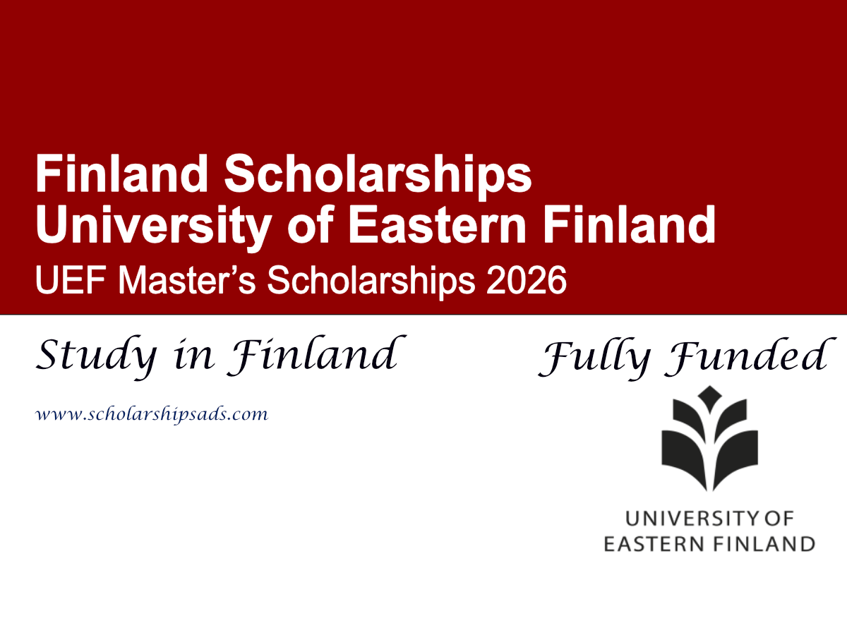 University of Eastern Finland (UEF) Master’s Scholarships 2026 (Fully Funded)