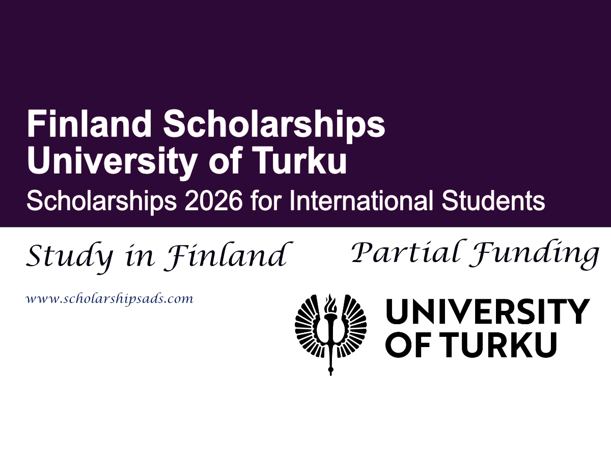 Finland University of Turku Scholarships 2026 for International Students