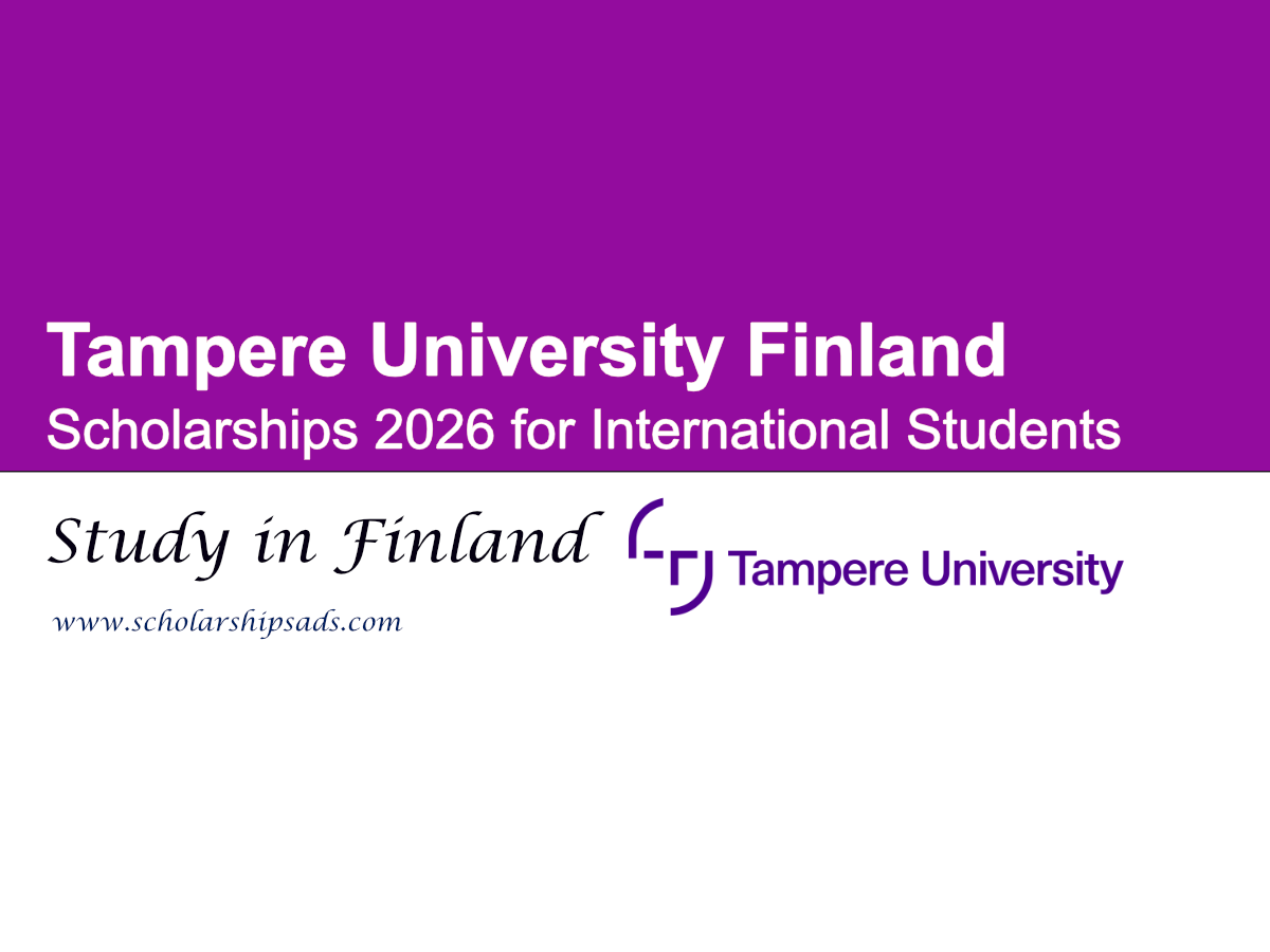 Tampere University Finland Scholarships 2026 for International Students