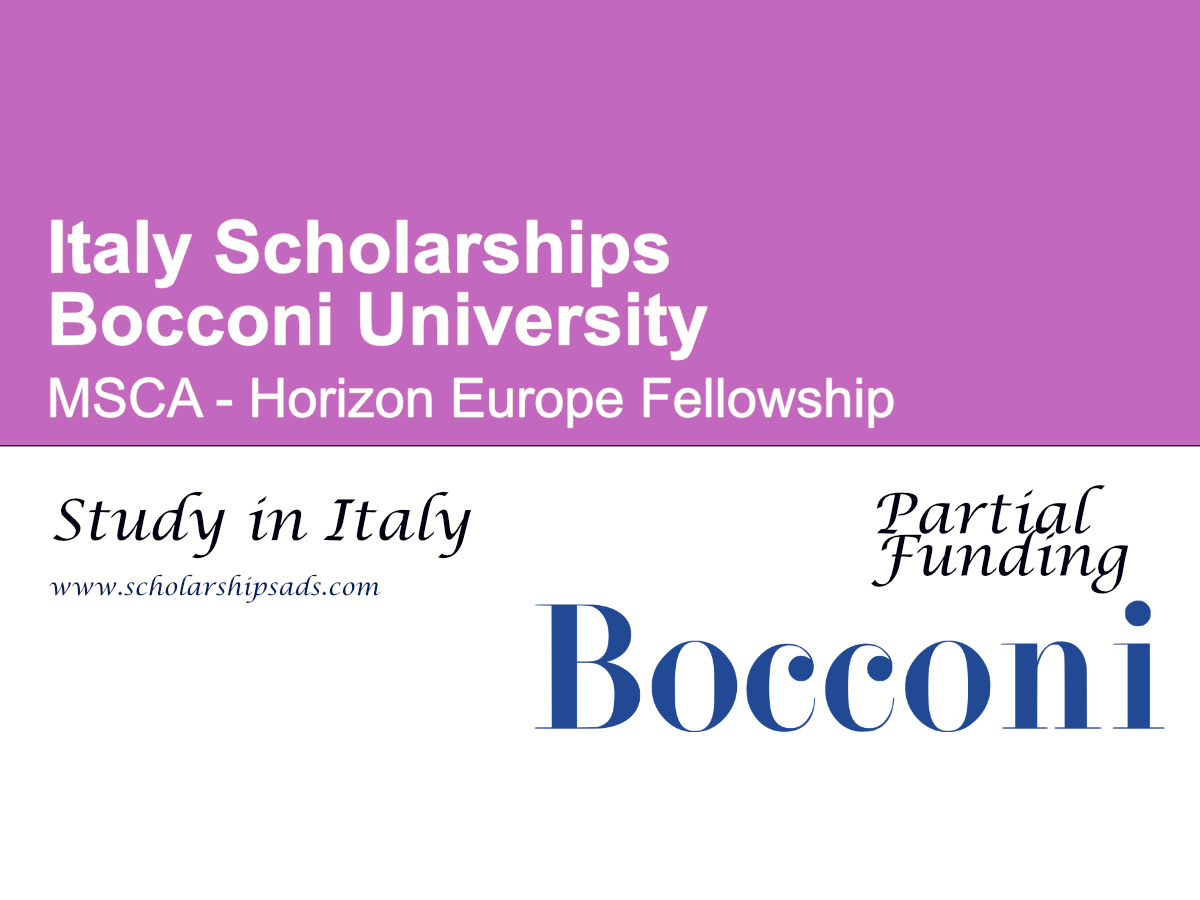 Bocconi University Horizon Europe Fellowship 2026, Italy