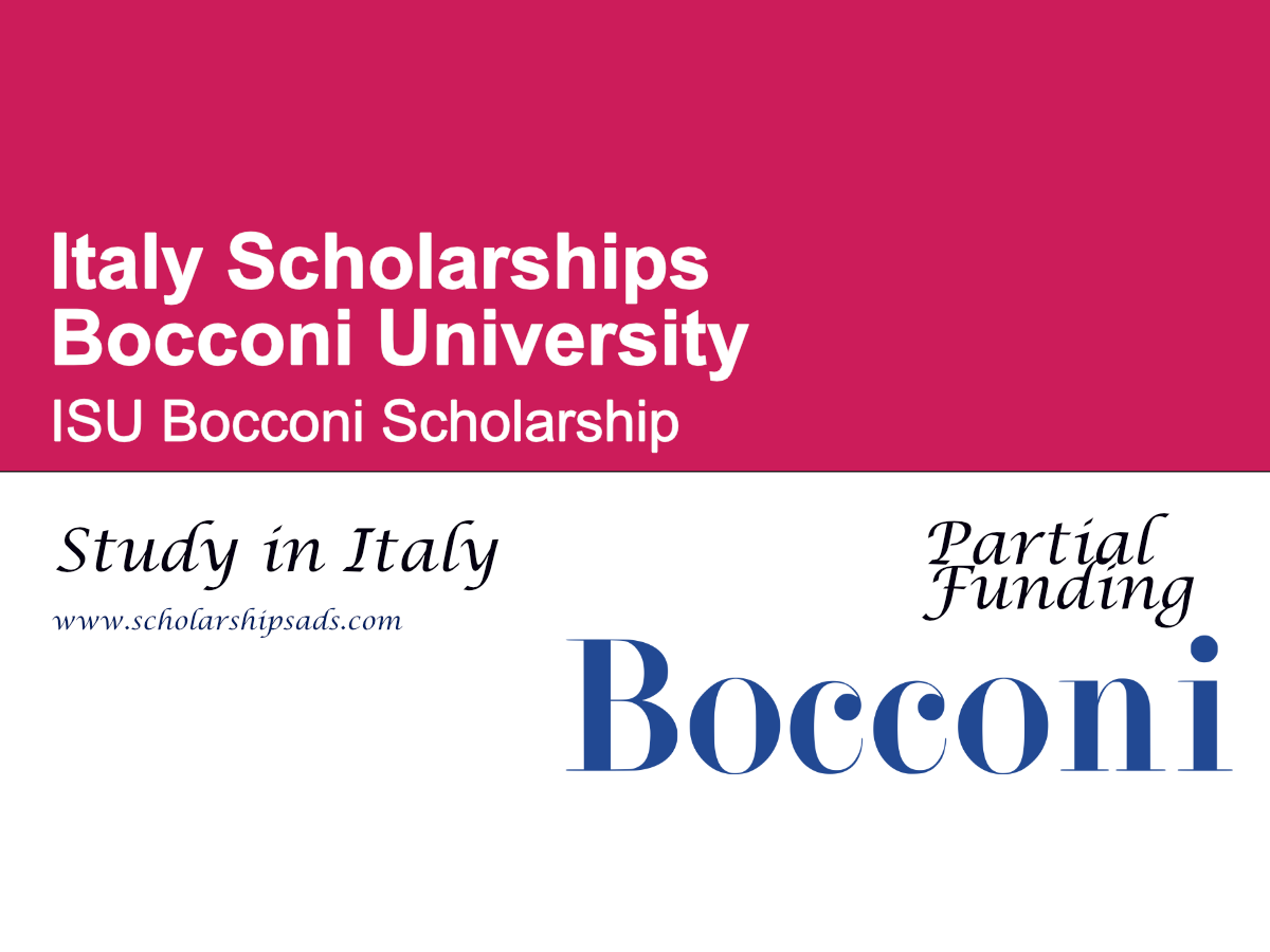 ISU Bocconi Scholarship 2027 in Italy