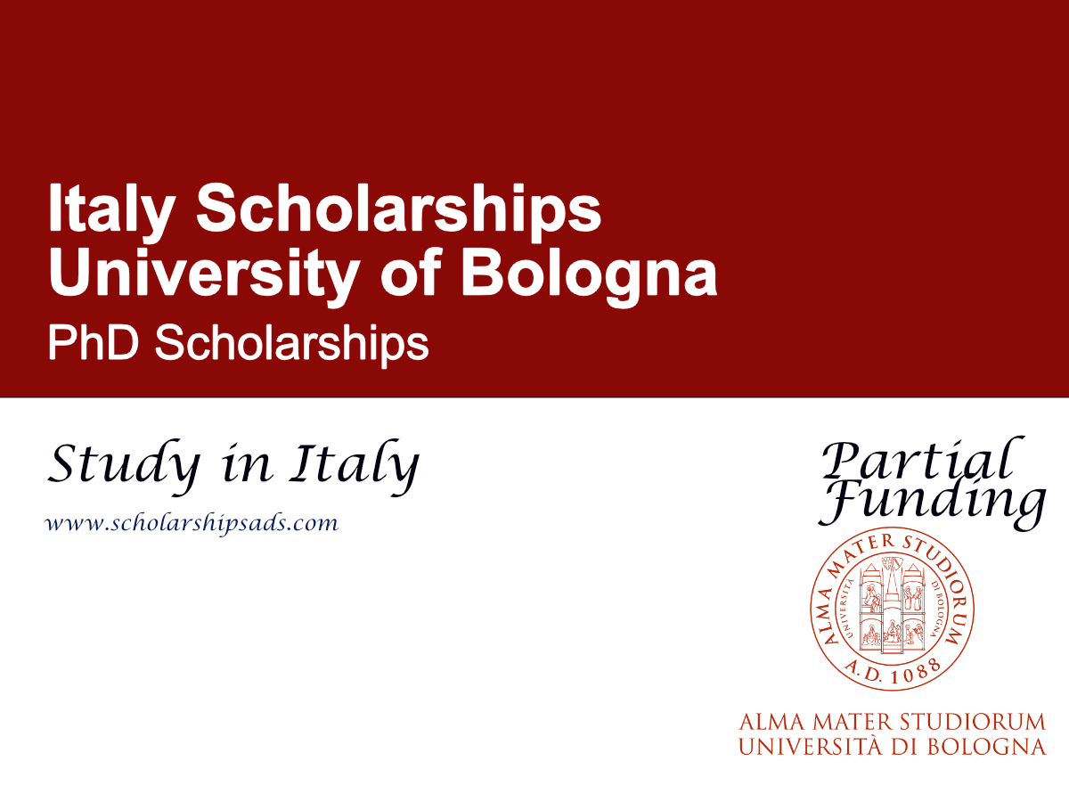University of Bologna PhD Scholarships 2026 Italy