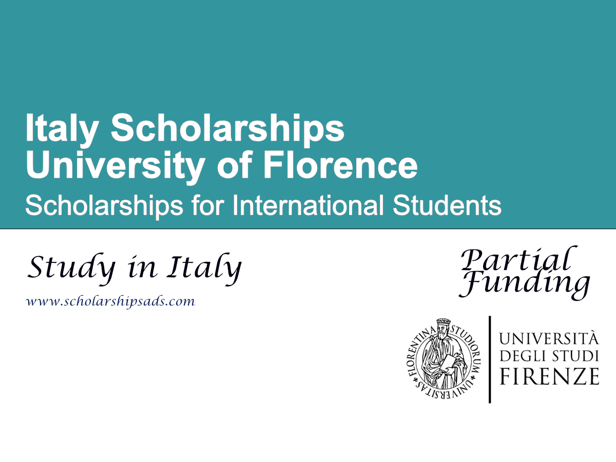 University of Florence Scholarships 2026, Italy