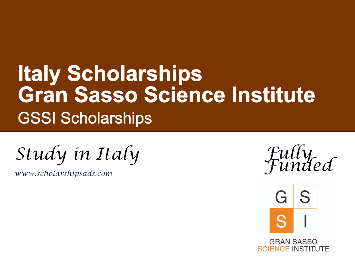 Italy’s Gran Sasso Science Institute (GSSI) Scholarships 2026