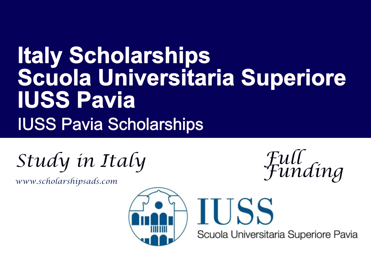 IUSS Pavia Scholarships 2027 in Italy
