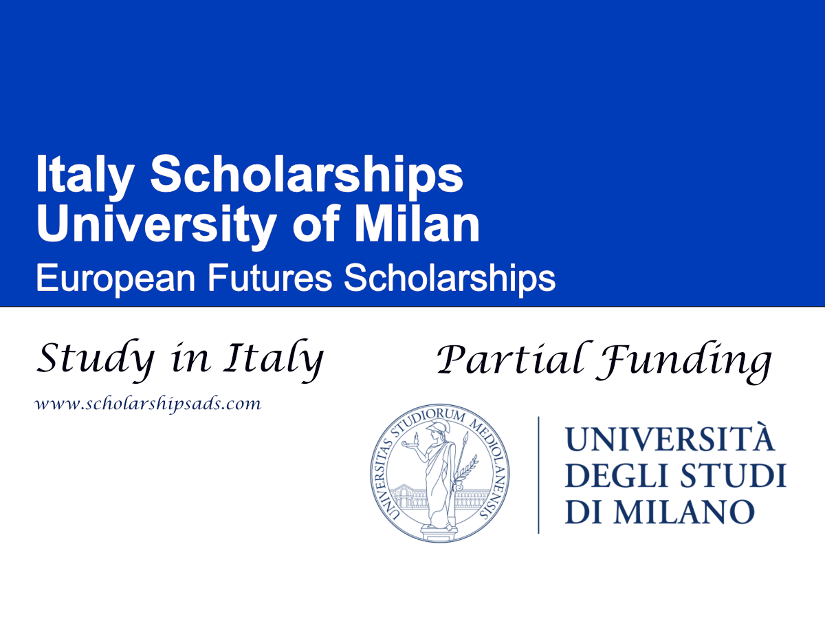 University of Milan European Futures Scholarships 2026 in Italy