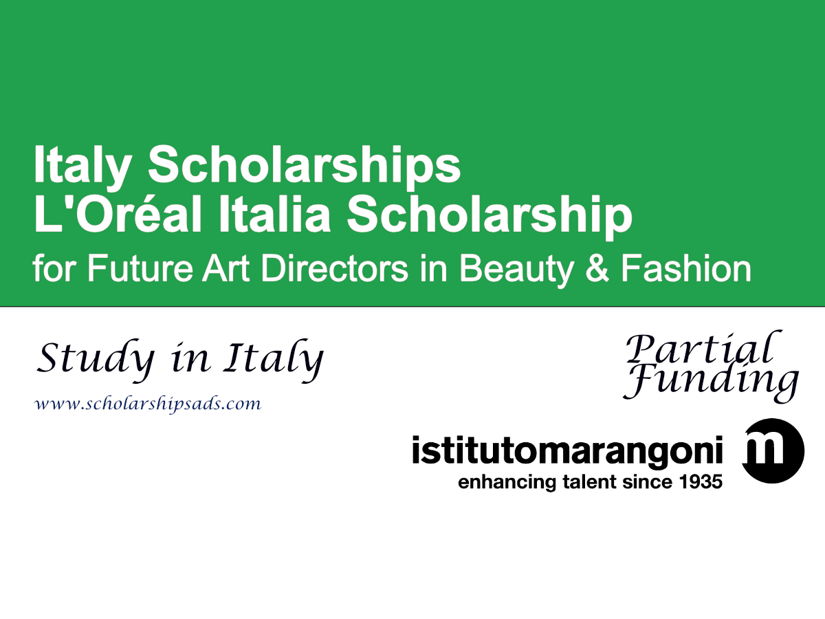 L'Oréal Italia Scholarship 2026 for Future Art Directors in Beauty & Fashion