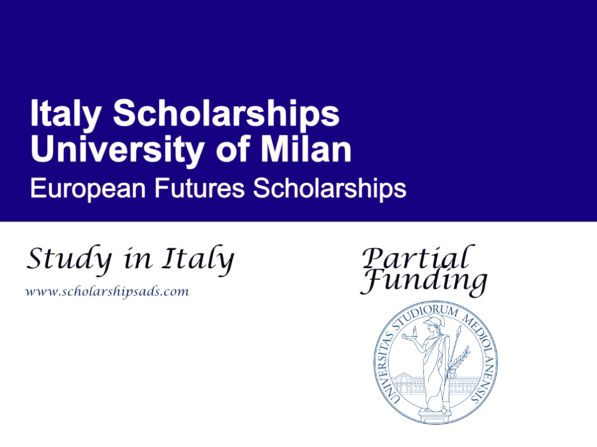 University of Milan European Futures Scholarships 2026 in Italy