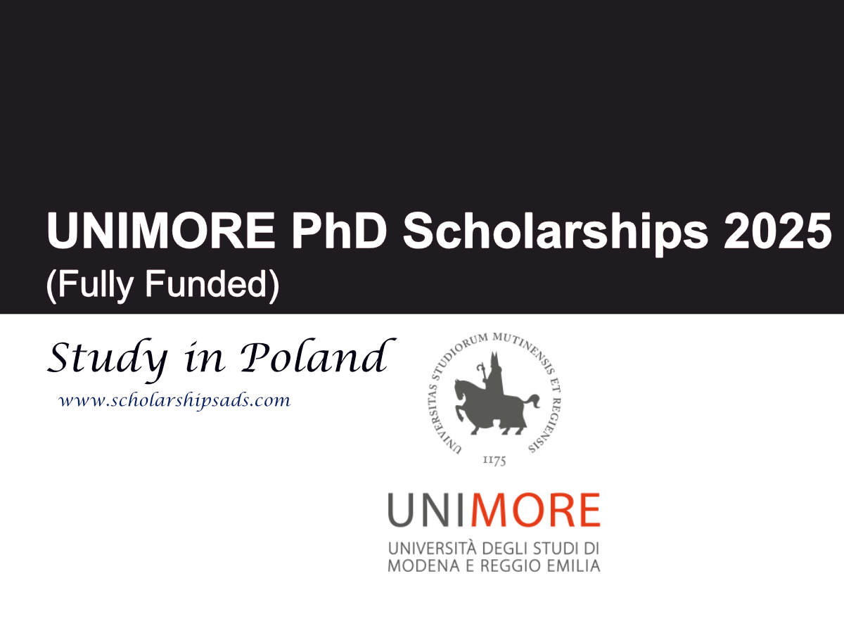 UNIMORE Italy PhD Scholarships 2025 (Fully Funded)