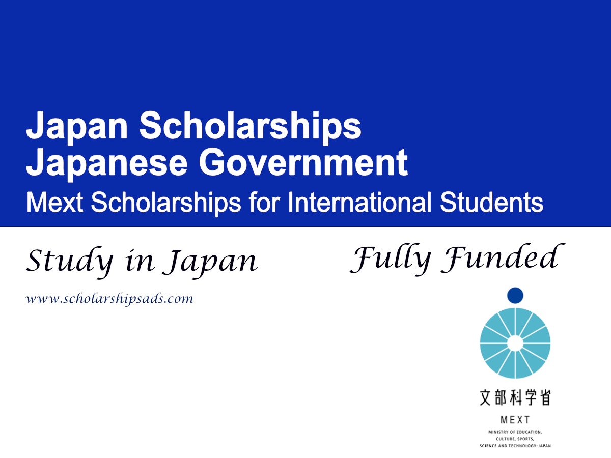 MEXT Scholarship (Japanese Government Sponsored) 2026 , Japan (Fully Funded)