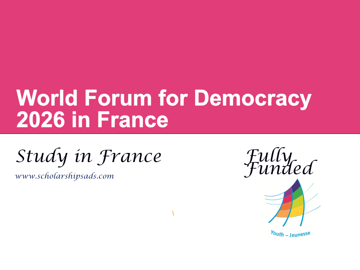 World Forum for Democracy 2026 in France (Fully Funded)
