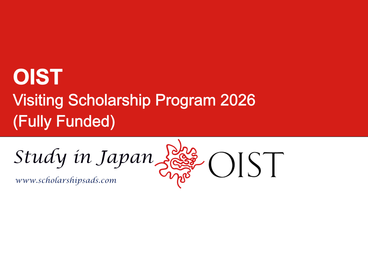 Japan OIST Visiting Scholarship Program 2026 (Fully Funded)