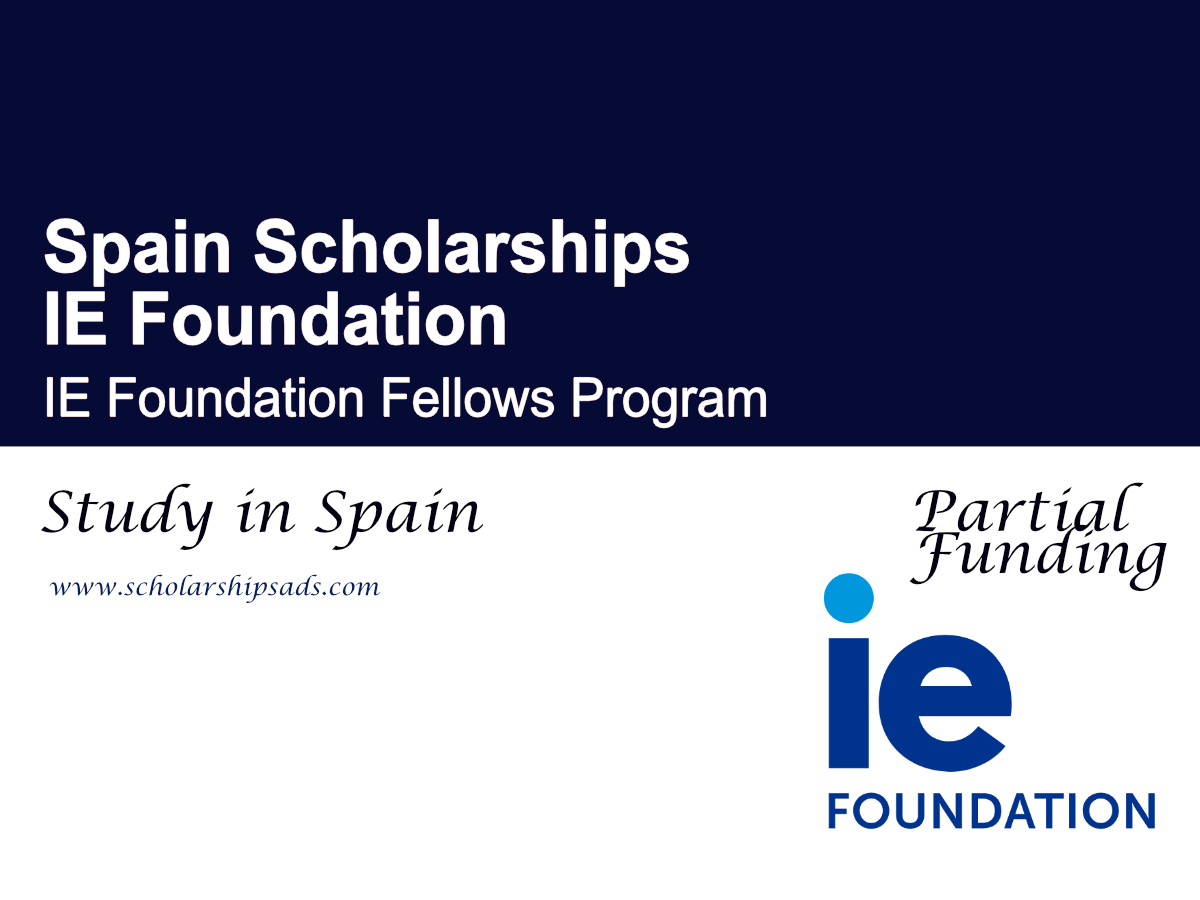 IE Foundation Fellowship 2026 , Spain