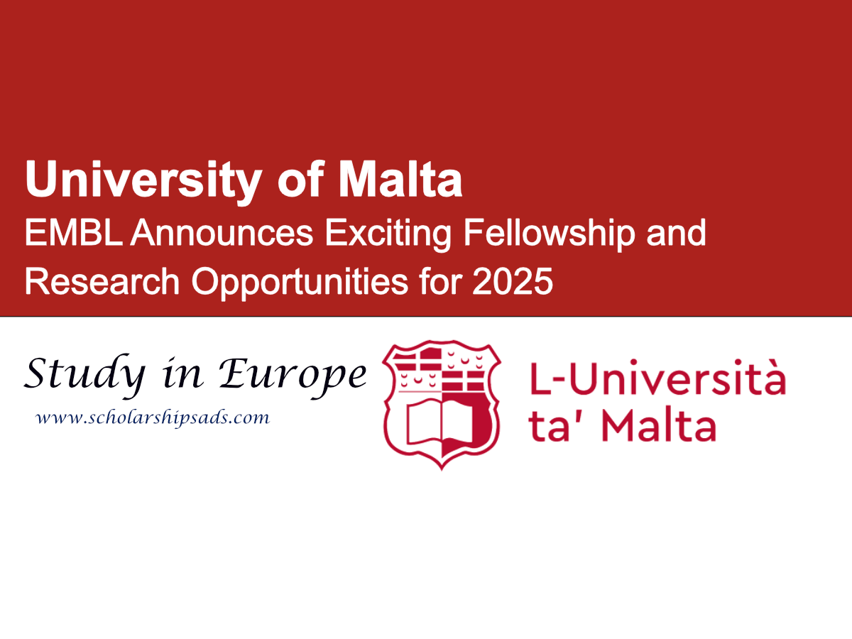 EMBL Announces Exciting Fellowship and Research Opportunities for 2025 in Europe