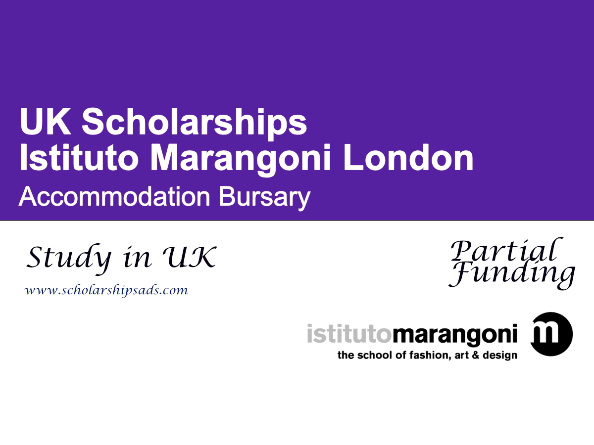 Istituto Marangoni London Accommodation Bursary 2026, UK